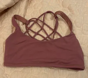 Lululemon Strappy Free to Be Sports Bra in Blush thumbnail 4