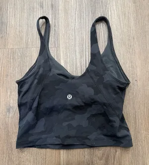 Lululemon Align Tank Top Womens 6 Heritage 365 Camo Deep Coal Multi Yoga‎ thumbnail 1