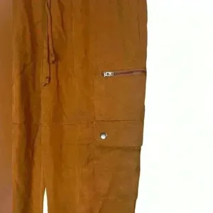Banana Republic Tencel Cargo Jogger Pant Deep Camel XS Comfy Soft‎ Relaxed thumbnail 4
