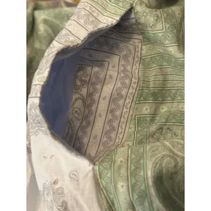 Universal Thread Women’s XL Green Paisley Bandana V Neck Boho Maxi Dress Pockets thumbnail 8
