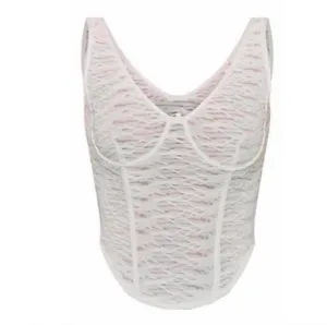 Pretty Little Thing White Embroidered Corset Top thumbnail 4