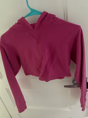 Lululemon Cropped Pink Hoodie thumbnail 5