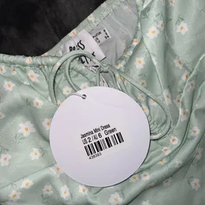 Princess Polly Jasmina Mini Dress in Green Size 2 New with tag thumbnail 14
