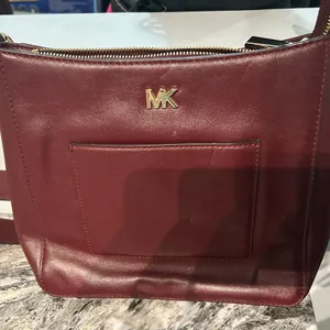 Michael Kors Burgundy Crossbody Bag thumbnail 1