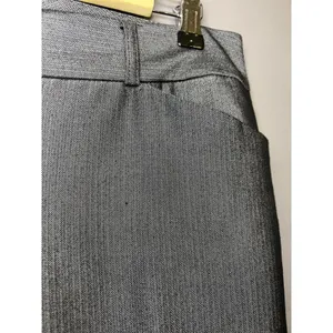 Express Pants Womens 4 Gray Herringbone Bootcut Editor Dress Work Office thumbnail 4