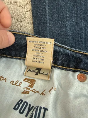7 For All Mankind Boycut Jeans Bootcut Medium Wash Denim Size 32 thumbnail 9