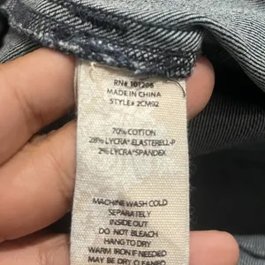 Soft Surroundings Stretch Pull On Elastic Waist Denim Jeans Pants Large Casual thumbnail 5