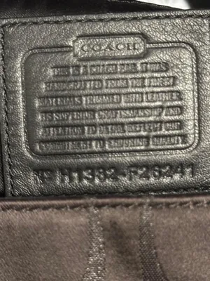 Vtg Y2K Coach Campbell Signature Izzy Fashion Large Black Satchel Purse 26241 thumbnail 8