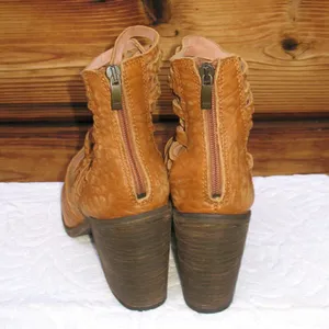 Free People Brown Suede Ankle Boots thumbnail 5