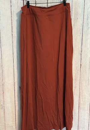 NWT HALARA High Waisted Decorative Buckle Split 2-in-1 Maxi Casual Skirt thumbnail 4