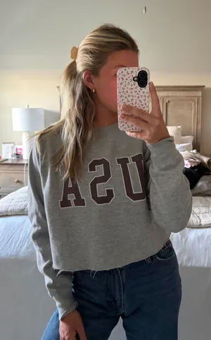 John Galt USA Sweatshirt Cropped Crewneck thumbnail 1