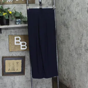 NWT Ny Collection Petite Mid Rise Pull On Wide-Leg Palazzo Pants Navy Blue SP thumbnail 5