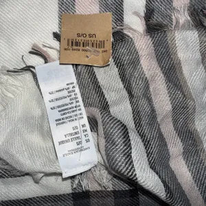 American Eagle Outfitters Scarf Black White Plaid Oversized Acrylic Scarf‎ NWT thumbnail 2