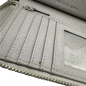 MICHAEL KORS Gray Zip Around Wallet thumbnail 8