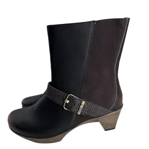 NAOT REFLECT Brown Mid Calf Boots Women's Size‎ EU 38 US 7 Side Zipper thumbnail 3