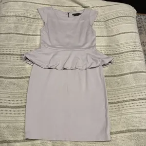 Alice + Olivia Employed Mini Dress Womens 4 Lilac Purple Fit Flare Sleeveless thumbnail 2