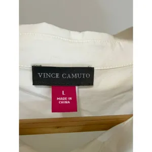 Vince Camuto Layered Look Bell Sleeve Tunic Top SzL thumbnail 5