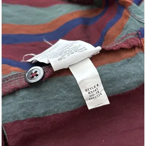 Madewell Striped Tie Front Top Size Medium Rosalinda Beachy Retro Summer Blouse thumbnail 7