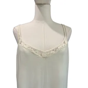 American Eagle Y2K Lace Slip Dress Boho Romantic Fairycore M Ivory Coquette thumbnail 3