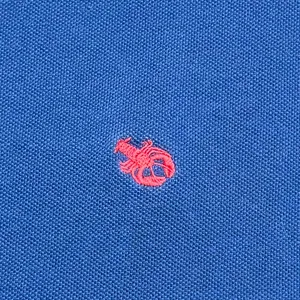 Polo Ralph Lauren Lobster Polo Shirt Mens Large Custom Fit Blue Embroidered AOP thumbnail 2