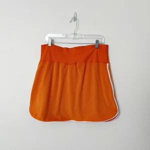 [Aerie] Offline Orange Hole in One Terry Cloth Mini Skort Hidden Shorts Size XL thumbnail 3