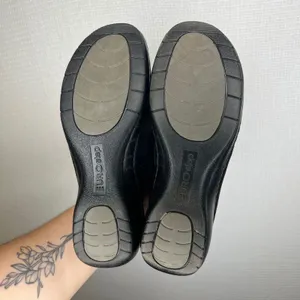 Eurostep Sonata Black Leather Mules Clogs Wedge Slip On Shoes 7M 75207-1 thumbnail 5