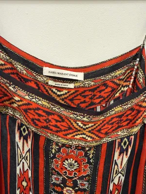 Isabel Marant Étoile Mixed Print Boho Cami Tank Top thumbnail 3