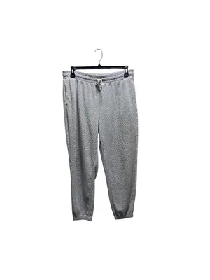 Fabletics Waffle Knit Joggers Gray Size XL Athleisure Cozy Casual Spring Workout thumbnail 2
