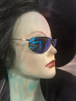 Ray Ban Blue Mirrored Oval Women's Sunglasses NWOT thumbnail 4