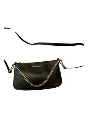 Michael Kors Jet Set 3-in-1 Saffiano Leather Crossbody Shoulder Bag - Black thumbnail 3