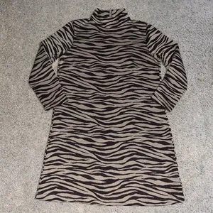 Tuckernuck Ellie Striped Mock‎ Neck Knit Dress Tiger Small thumbnail 2