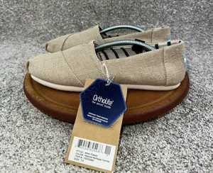 Toms Women's Natural Heritage Canvas 10015260 Cupsole Slip On Flats Size 7.5 thumbnail 1