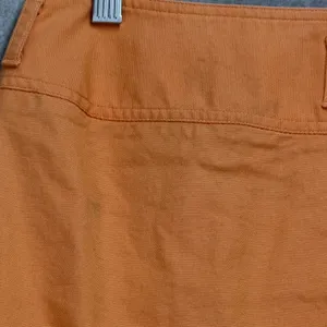 Express Orange Cotton Blend Zip Front Mini Skirt Size 6 Y2K‎ Bright Preppy thumbnail 5