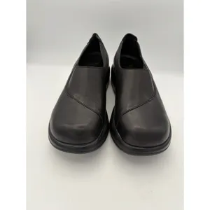 Women’s Dansko Size 8 Black Leather Slip On Espadrilles thumbnail 2
