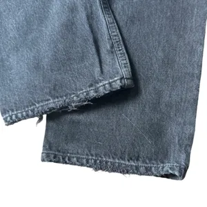 AGOLDE Lana Straight Jeans Black Grey Distressed thumbnail 8