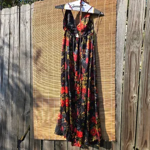 NEW Sweet Lemon Floral Print Halter Neck Maxi Dress thumbnail 13