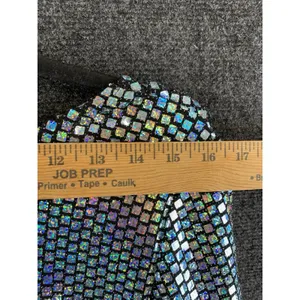 Goodtime USA Womens Holographic Sequin Dress M Backless Mini Party Club Glitter thumbnail 5