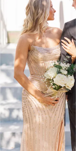 Prom dress COLORS DRESS 3568 DRESS light gold color thumbnail 4
