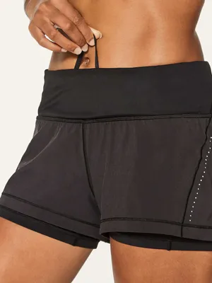 Lululemon Break Free Short 2.5" Black Size 4 Like New thumbnail 2