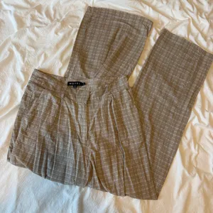 Motel Rocks 100% Cotton Plaid Wide Leg Trousers thumbnail 1