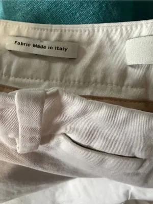 Vince Cotton White Chinos Preppy Costal Neutral Pants 4 thumbnail 5