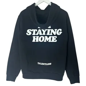 Talentless “I’m Staying Home” Black Cotton Sweatshirt Size XS thumbnail 5