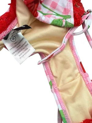 Foreplay Cherry Bikini Set Pink Size M thumbnail 3