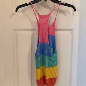 Colorful Striped Knit Dress thumbnail 2