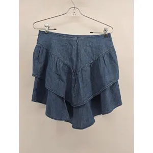 BCBGeneration Skirt Womens XS W1WX3B37 Blue Ruffle Tiered Denim NEW thumbnail 2