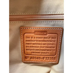 Coach Bleecker Bucket Bag Y2K Light Blue Signature Canvas Leather F12358 thumbnail 7