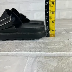 SOREL Roaming Buckle Sandals Womens 7.5 Black Platform Double Strap Slip On thumbnail 16