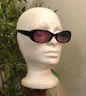 Retro Preppy Vintage 90s 2000s Y2K Classic Black Oval Rectangle Sunglasses #whimsygoth #boho #minimalist #grunge #streetwear thumbnail 4