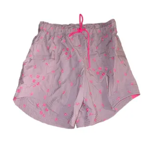 Free People Movement In The Wild Hike Shorts Embroidered Oyster Combo Medium NWT thumbnail 1