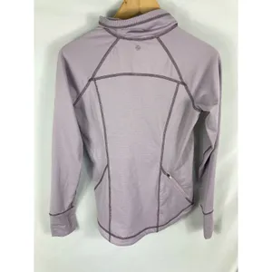 Eddie Bauer Purple 1/4 Zip Activewear Top Long Sleeve Size Small thumbnail 3
